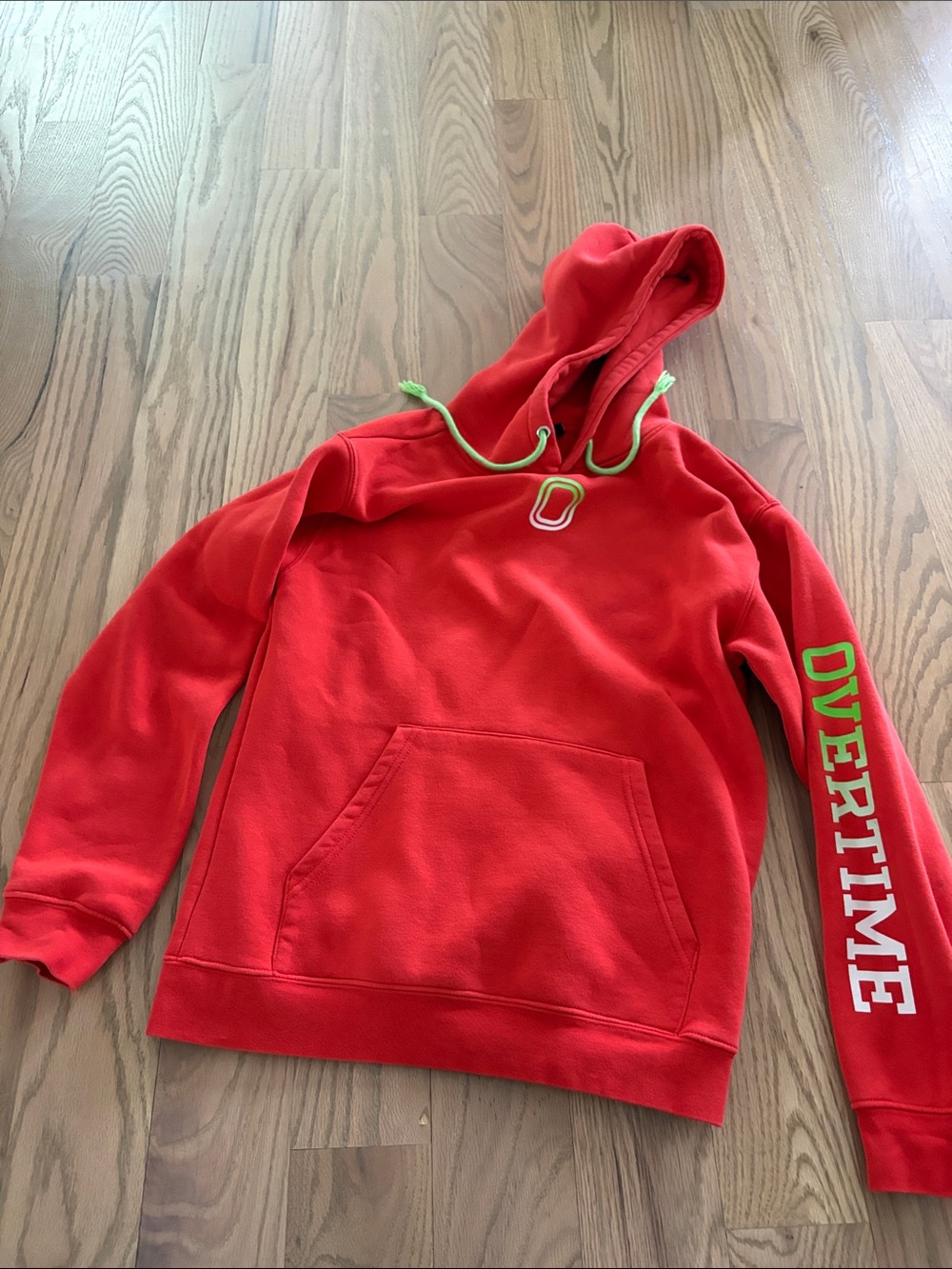 Orange  Overtime Hooded Sweater - Men